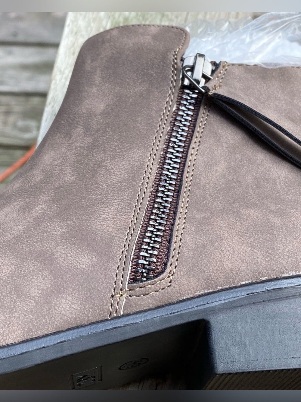 Men's Taupe Suede Chelsea Boots - Sleek Ankle Dress Boot - Picture 3 of 6